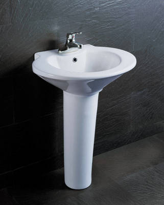 立柱盆 简约设计与实用功能的卫生洁具之选