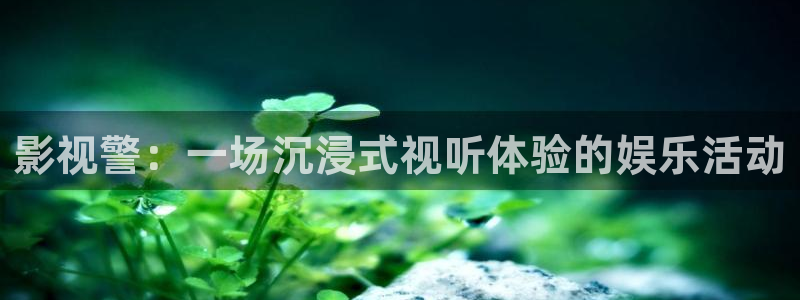 蓝莓电影网站：影视警：一场沉浸式视听体验的娱乐活动